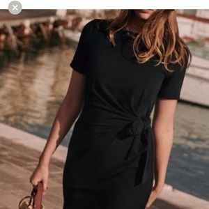 Sezane Pippa Dress in Black Size Medium